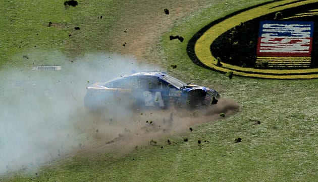 Chase Elliott's day comes to an unfortunate, early end.